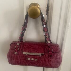 Charles David Burgundy Shoulder Bag